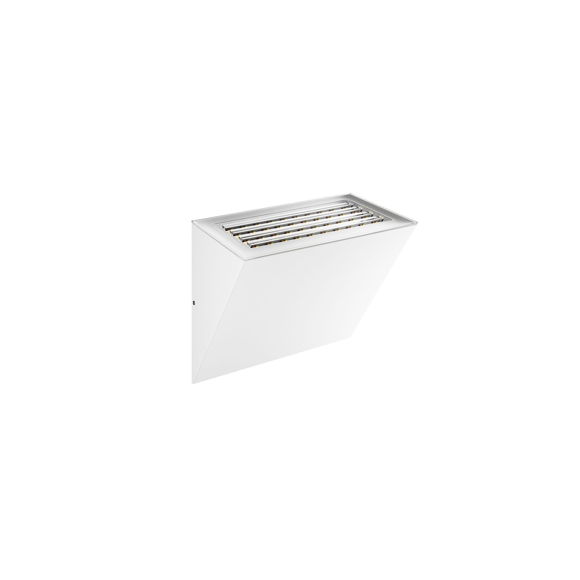 Kinkiet zewnętrzny LED Wedge 10W/20W 100º, wykończenie w kolorze czarnym, białym, Corten, CCT – biały