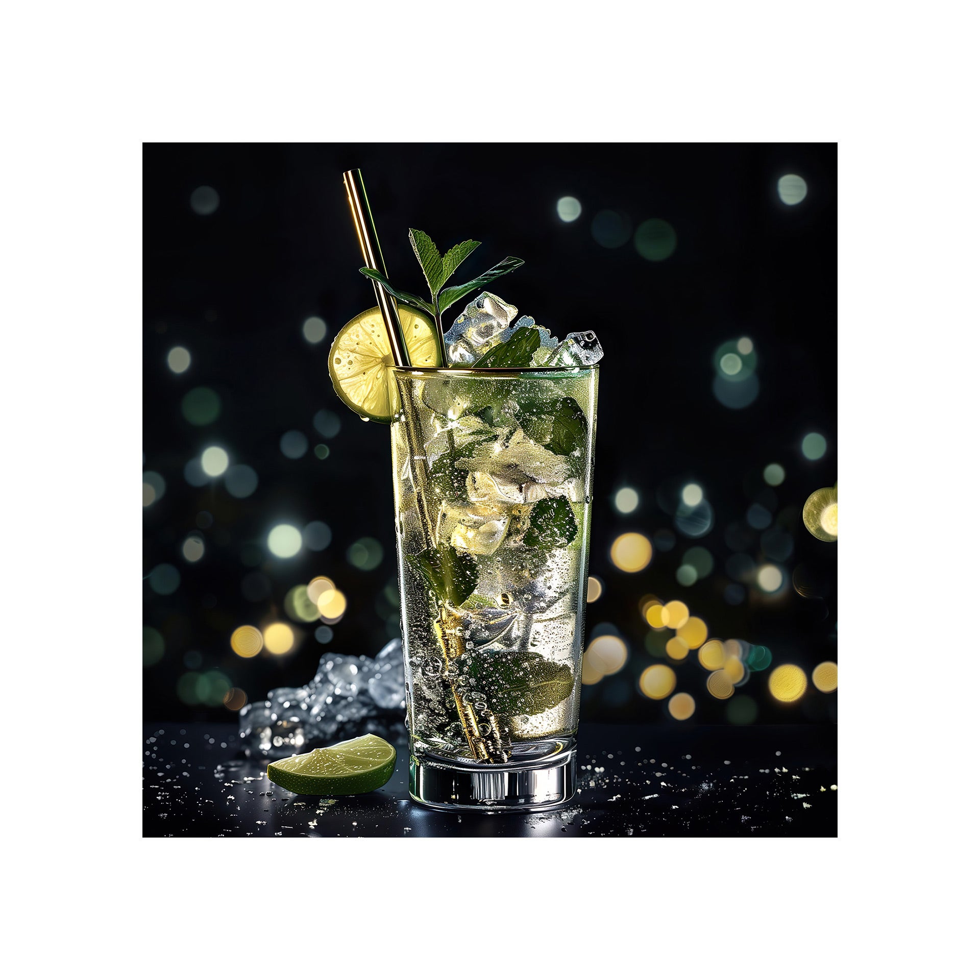 Obraz na szkle GLASSPIK MOJITO 30x30