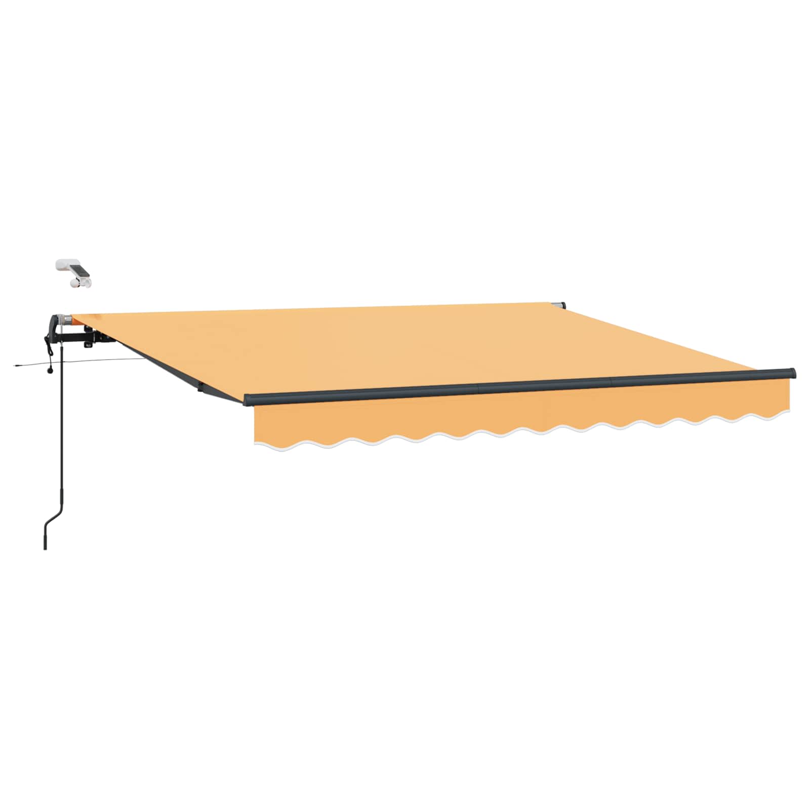 Tkanina Zadaszenia piaskowy 450 × 300 cm Poliester vidaXL