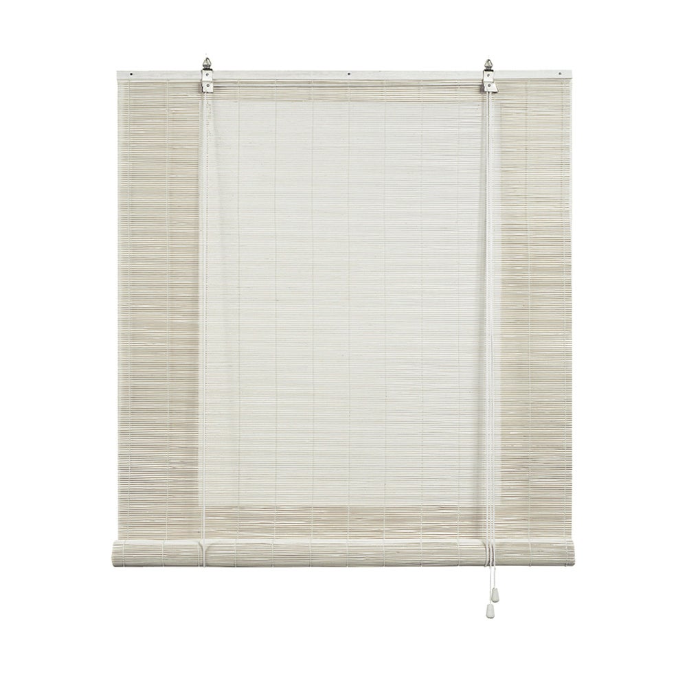 Roleta bambusowa biała, 60x175cm