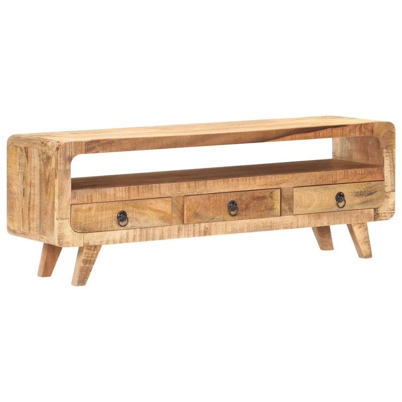 vidaXL Szafka telewizor, 117x30x41 cm, surowe drewno mango