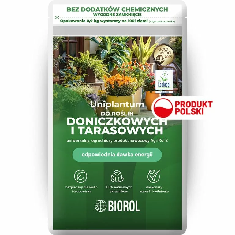 Biorol organiczny polepszacz gleby do roślin doniczkowych i tarasowych 900g nawóz
