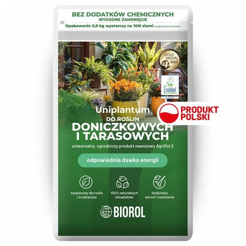 Biorol organiczny polepszacz gleby do roślin doniczkowych i tarasowych 900g nawóz