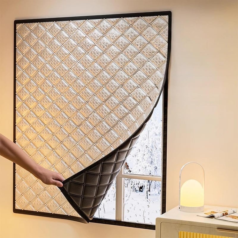 Folia izolacyjna samoprzylepna do okien, zasłon zaciemniających, zasłon dźwiękoszczelnych (szerokość 200 cm x wysokość 200 cm)
