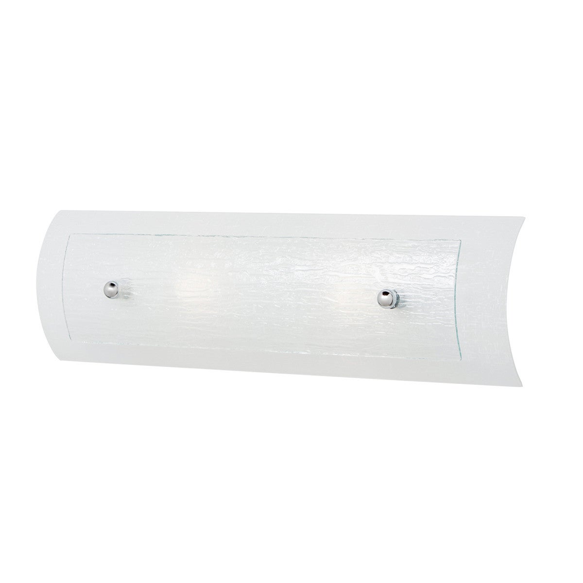 Kinkiet ścienny Duet polerowany chrom 2xG9x3W do łazienki wym: 13,6 x 45 x 13,6 cm szkło IP44 Hinkley