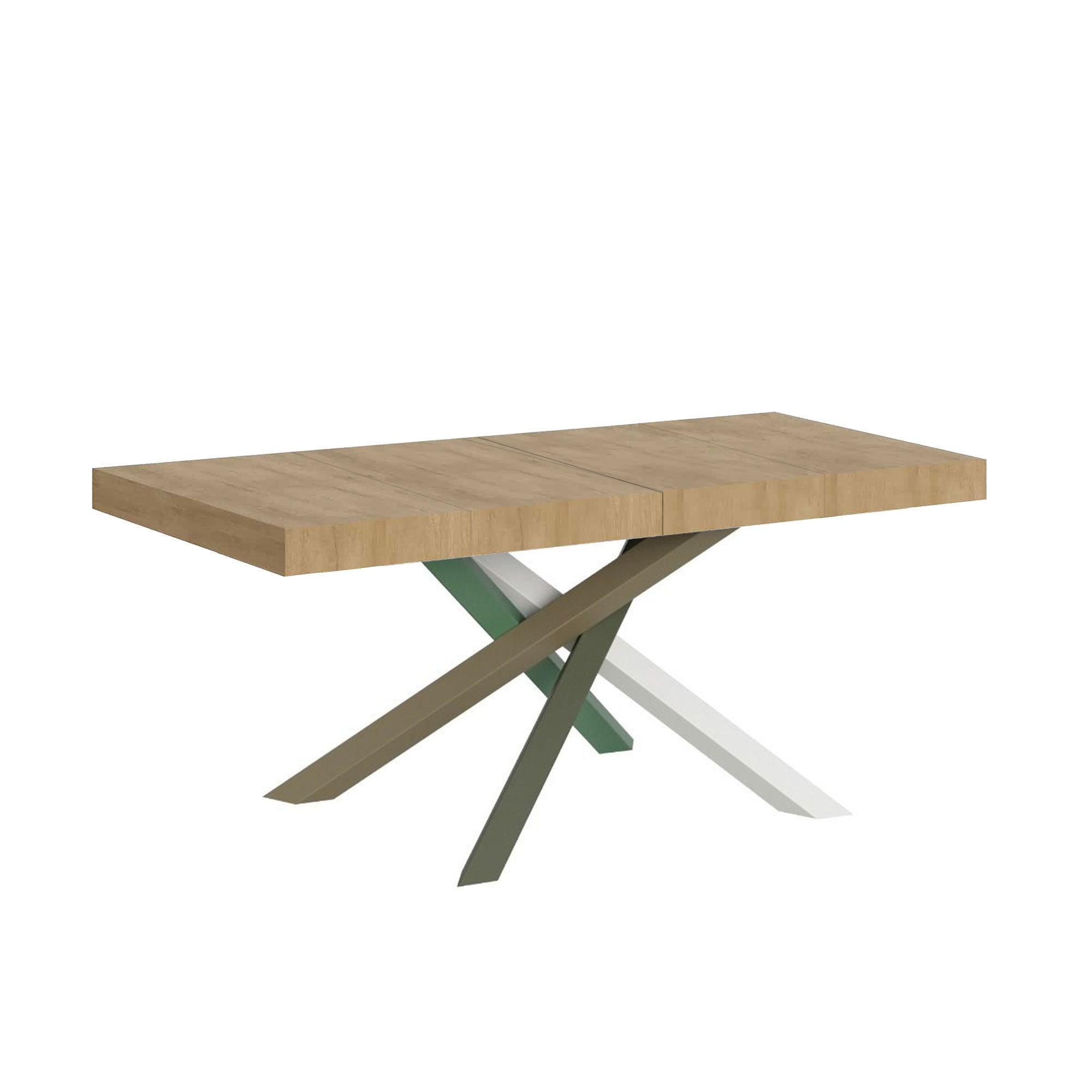 Stół rozkładany 90x120/224 cm Volantis Premium Quercia Natura rama 4/A