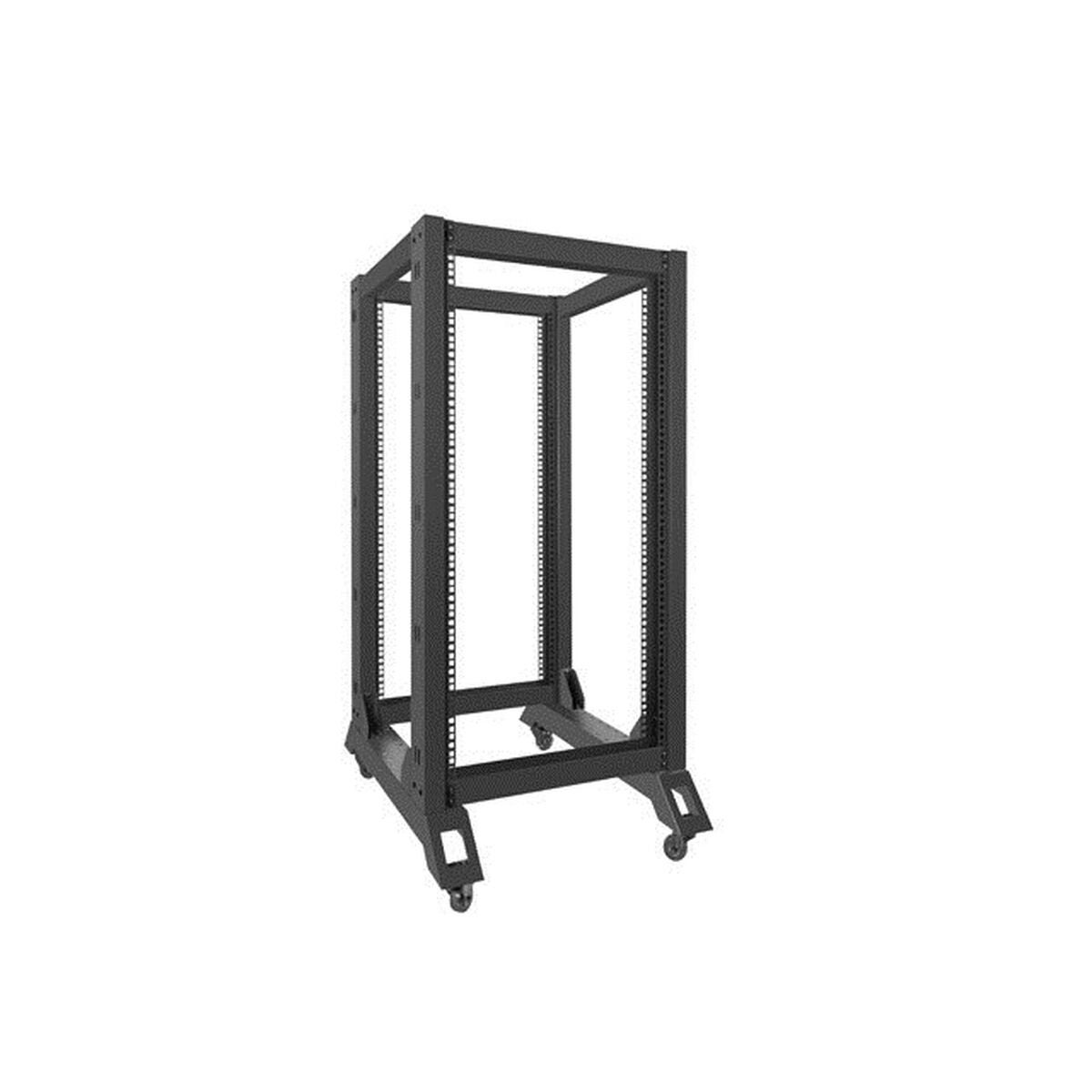 Samodzielna szafa rack Lanberg 22U stal czarna nośność 600kg