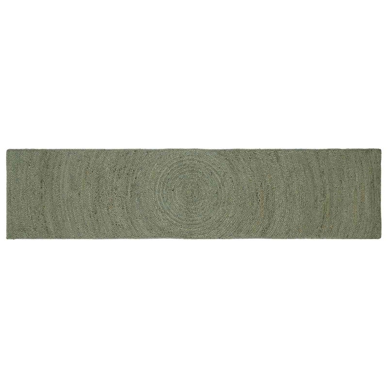 Dywany pokojowe Oliwkowy zielony 60 x 250 cm Juta vidaXL
