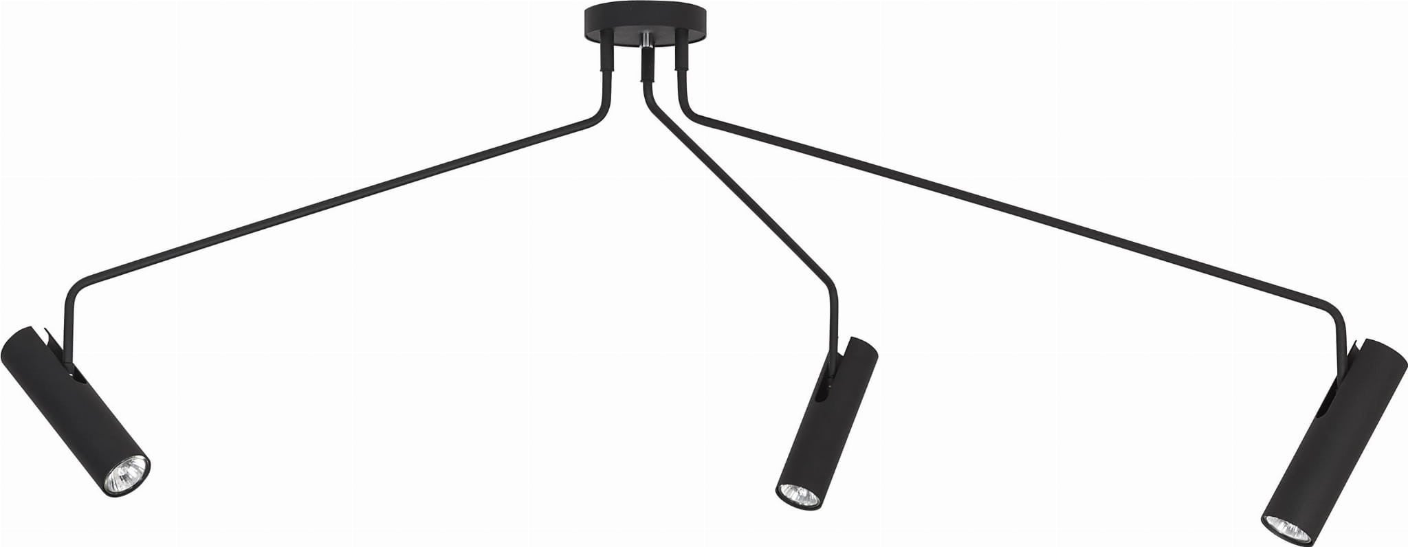 Lampa sufitowa spoty reflektory LED Nowodvorski EYE SUPER czarna, stal 6504
