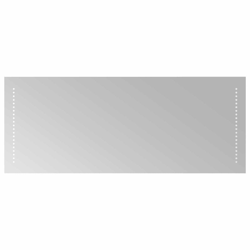 Lustro Łazienkowe LED 100x40 cm ze Szkła Hartowanego z Kablem USB