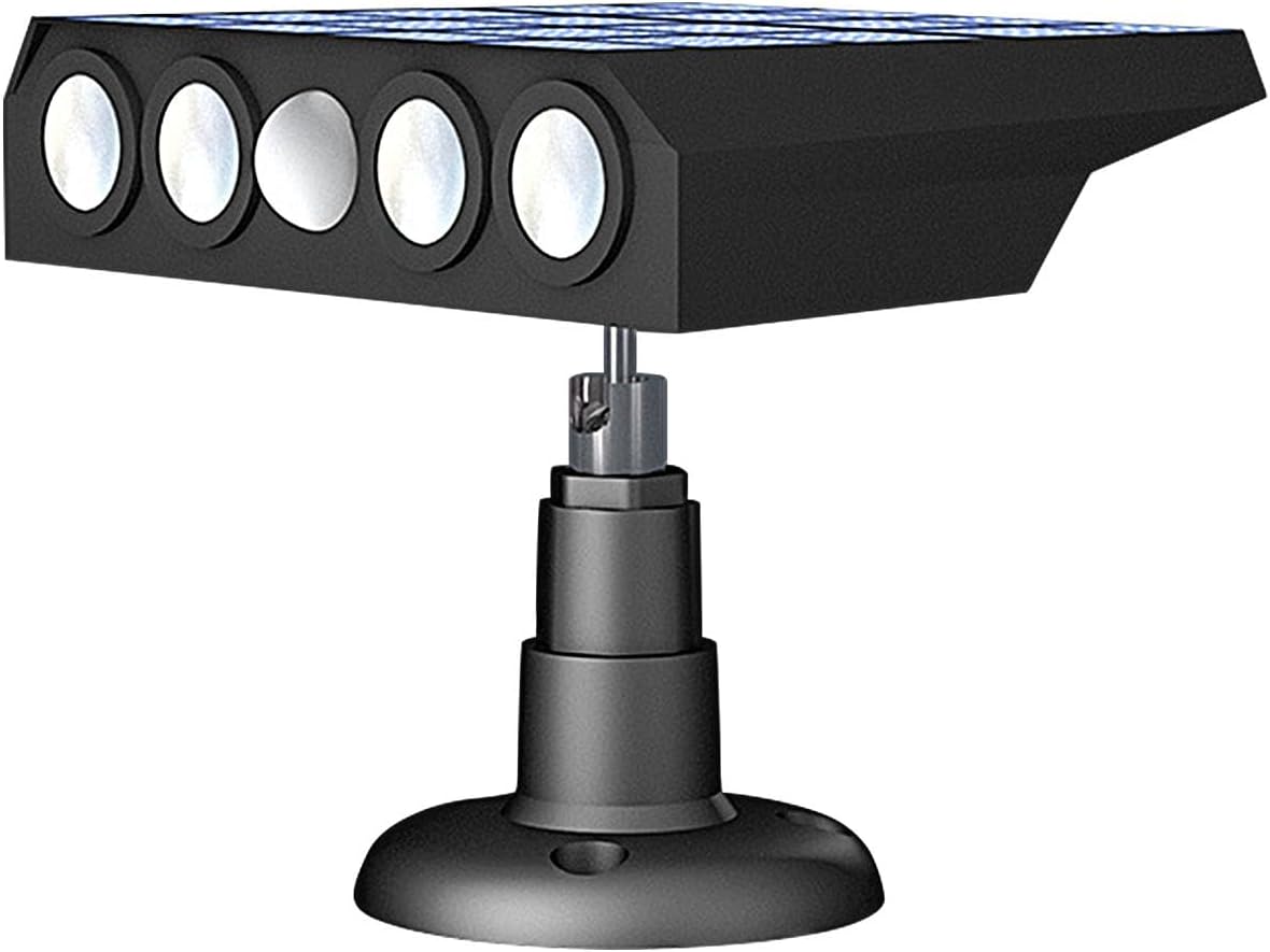 Lampa solarna zewnętrzna z czujnikiem ruchu - Wodoodporna - Z kamerą symulacyjną - Lampy ogrodowe - 13 x 12 cm - Do drzwi wejściowych itp.