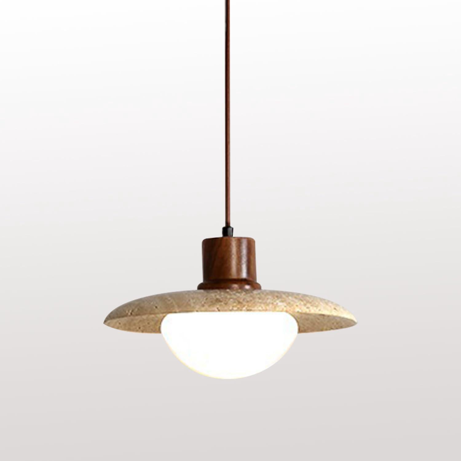 Lampa wisząca z naturalnego kamienia, lampa sufitowa ze szkła, mały nowoczesny żyrandol, nowoczesna lampa nad wyspę kuchenną, lampy wiszące w stylu no