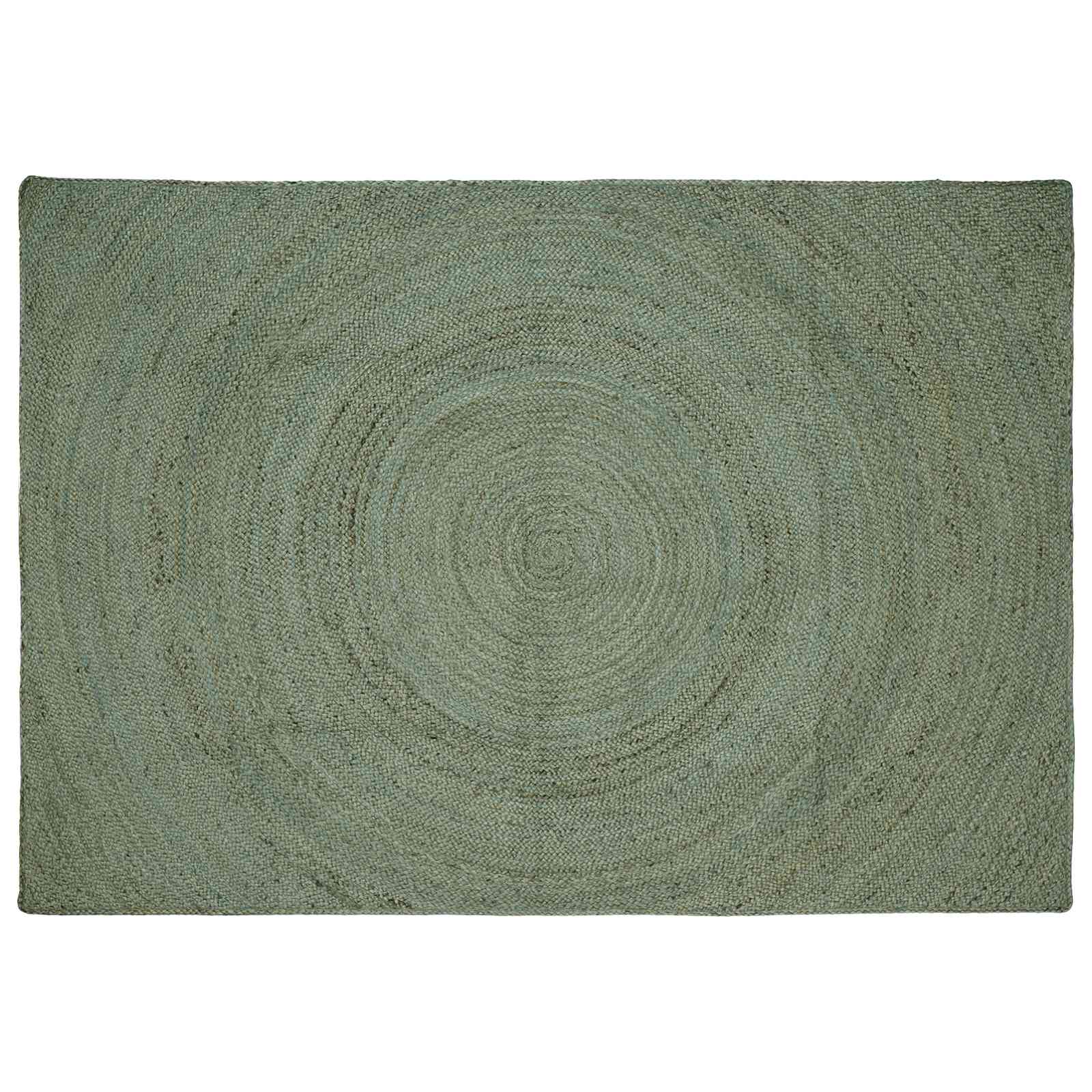 Dywany pokojowe Oliwkowy zielony 160 x 230 cm Juta vidaXL