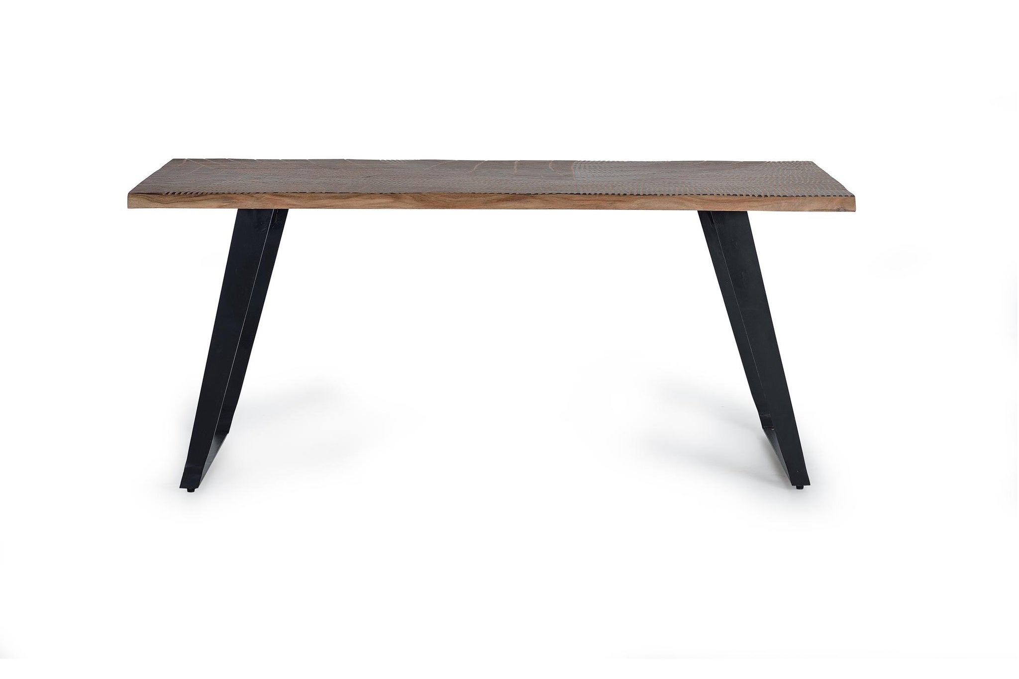 Stoły jadalne z drewna akacjowego 180 cm w nowoczesnym stylu rustykalnym - 78x180x90 GYC