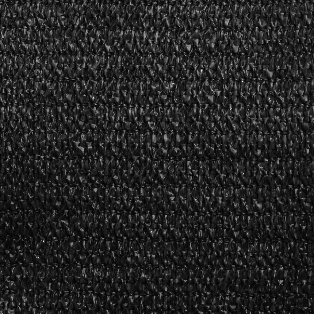 Żagiel przeciwsłoneczny 160 g/m² Czarny 2x2 m HDPE