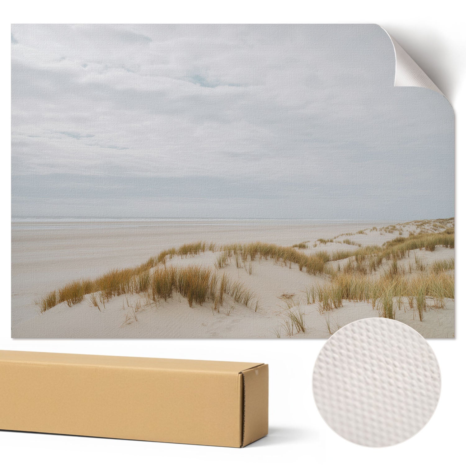 Klasyczny Plakat Spokój na plaży - Nevara 29,7x21 cm ArtPrintCave