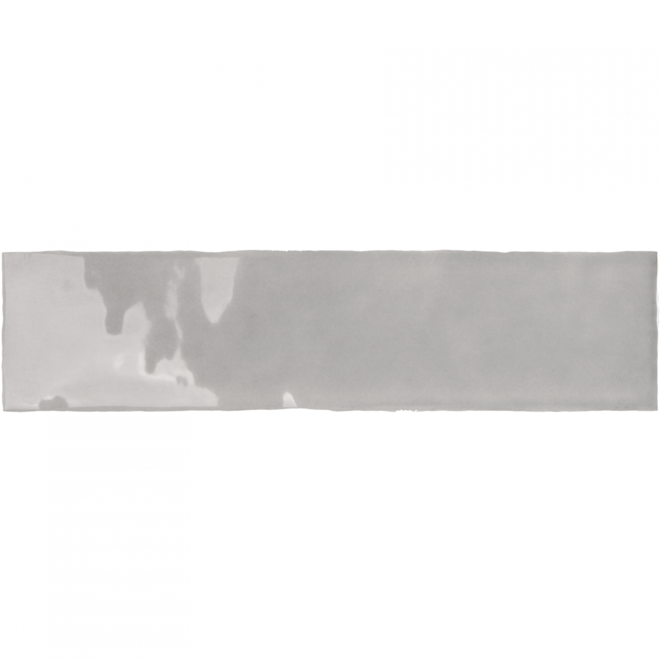 Błyszcząca szara okładzina ścienna Ondine 7,5x30 cm Grey