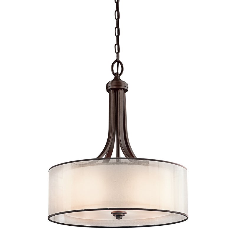 Lampa wisząca ciemny brąz 4 źródła światła Lacey Kichler