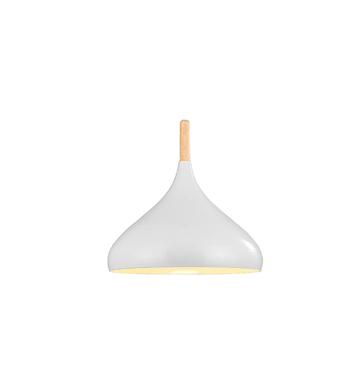 Żyrandol Wiszący Retro Lampa Wisząca Nowoczesny Styl Kropla Kapelusz Lampa Sufitowa E27 Metal Drewno Lampa Wisząca do Sypialni Jadalni