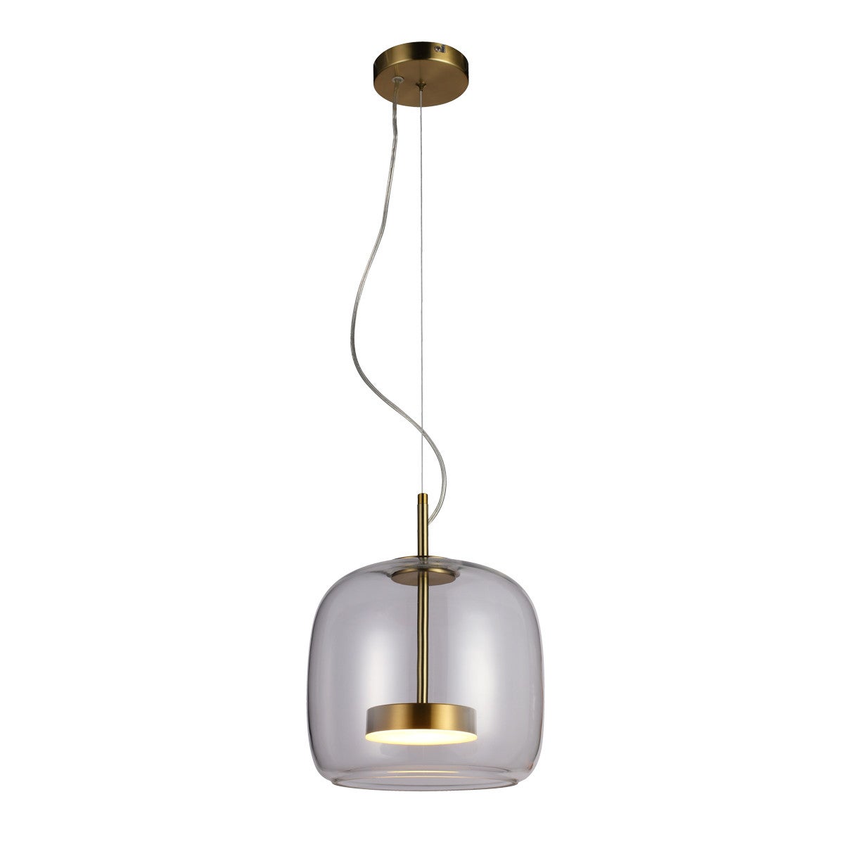 Lampa wisząca CASTE LED 10W Ciepła biel 850lm złota wym: 120 x 26 x 26 cm Italux