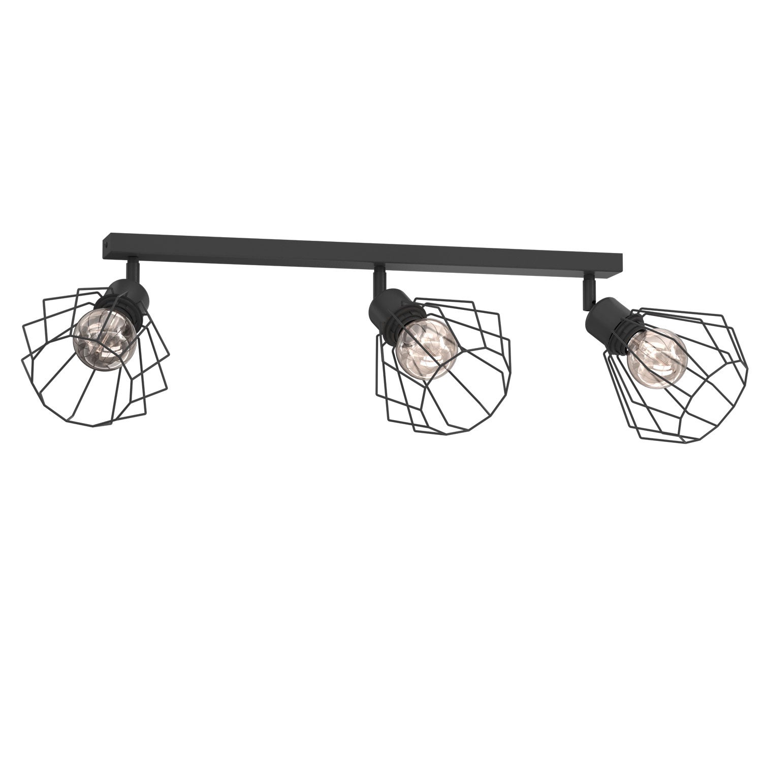 Lampa wisząca Parkla czarny 3xE27x15W metal wym:26x90x16cm IP20 Luminex