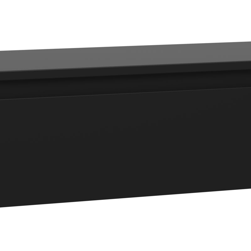 Mexen Orio szafka łazienkowa podumywalkowa 90 cm z blatem, 1 szuflada, czarna mat - 91A10-09023-1-BFC71