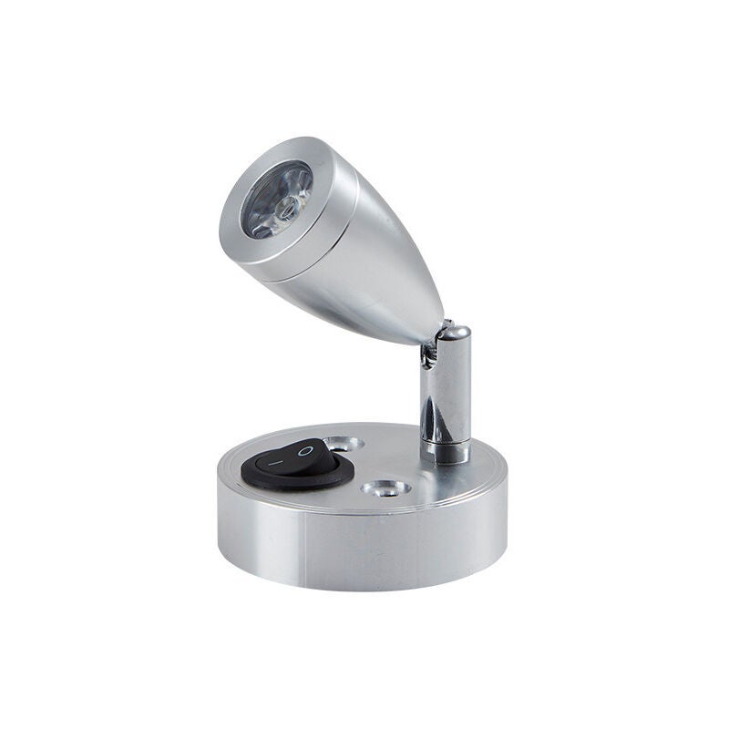 (1 sztuka) 12 V LED Lampka do czytania z regulowanym przełącznikiem, ciepłe światło do kamperów/łodzi, oświetlenie wewnętrzne LED