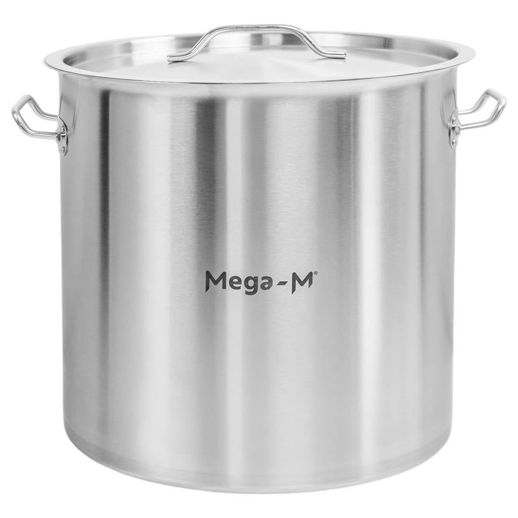 Garnek ze stali nierdzewnej wysoki z pokrywą Mega-M STANDARD 36 L - solidność i wydajność w jednym