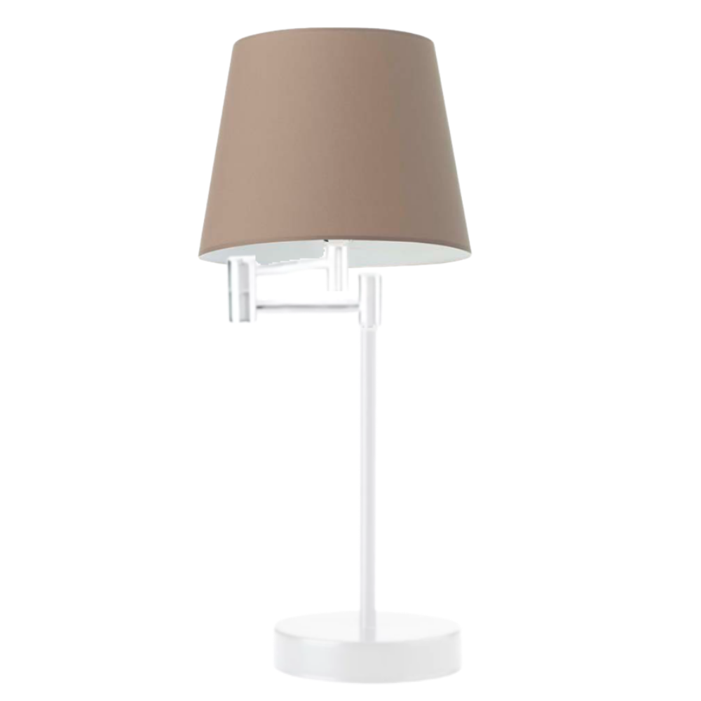 Lampka nocna przegubowa na biurko lampa biurkowa regulowana LED z abażurem stożek JUKON