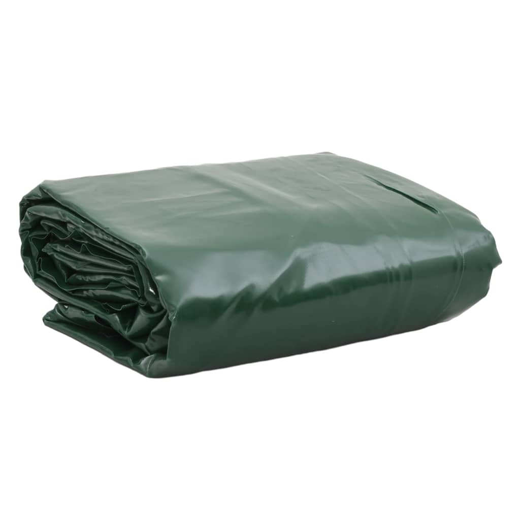 Plandeka, zielona, 1,5x6 m, 650 g/m² vidaXL