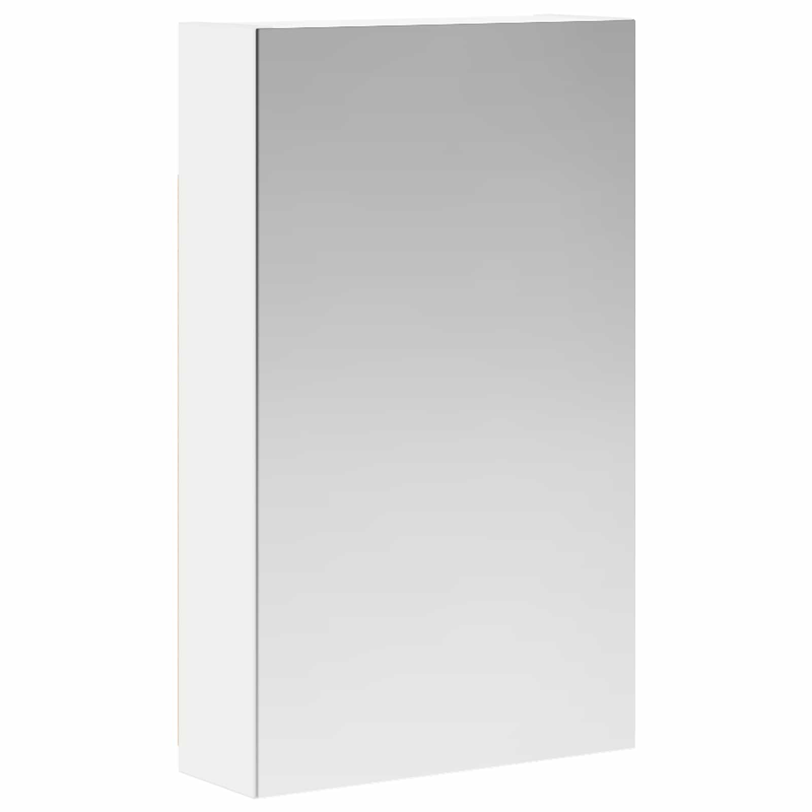 Szafka z lustrem do łazienki Biały 30 x 10,5 x 50 cm