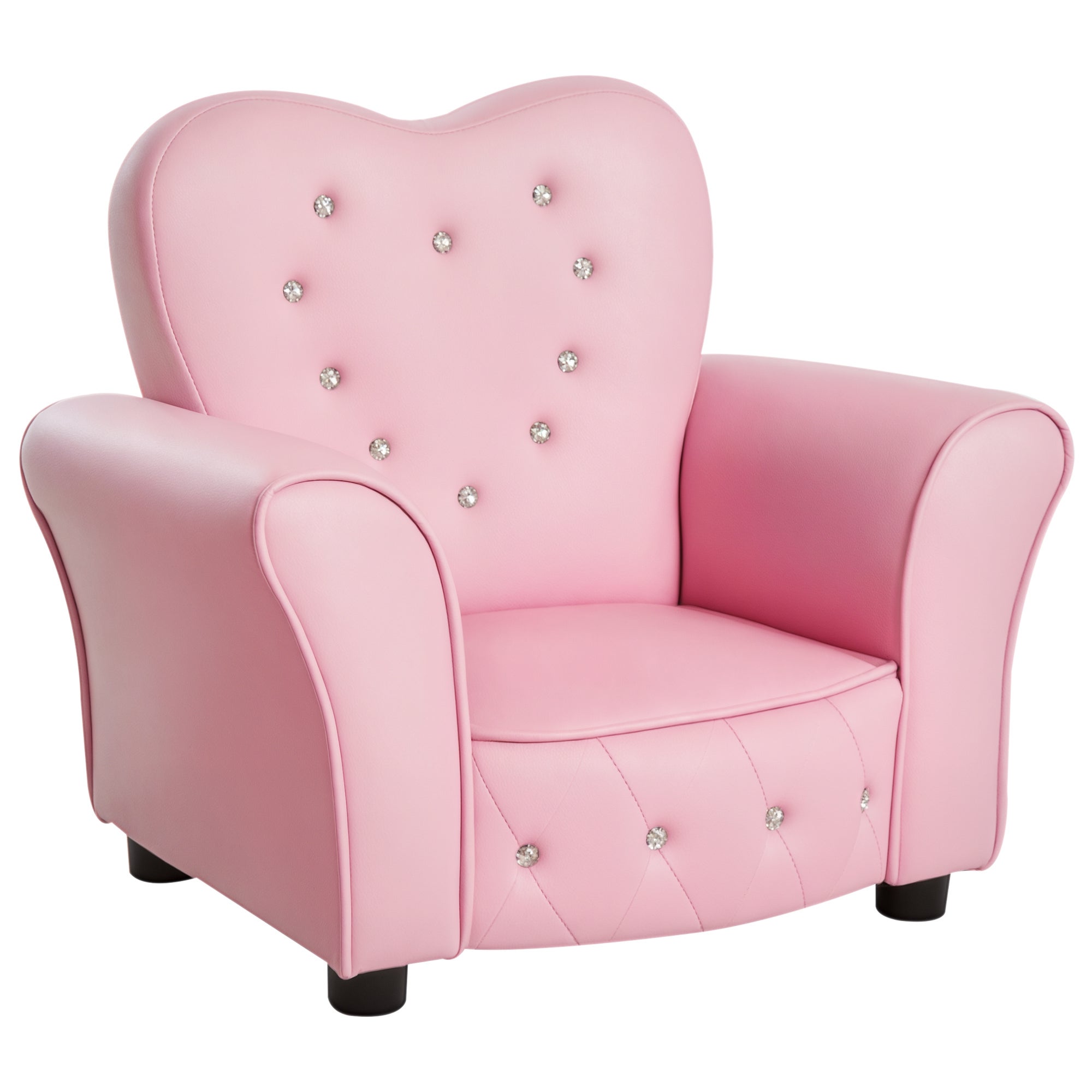 Fotel dziecięcy Sofa Fotel dziecięcy Siedzisko do relaksu Pokój zabaw Dziewczynka Księżniczka Różowy