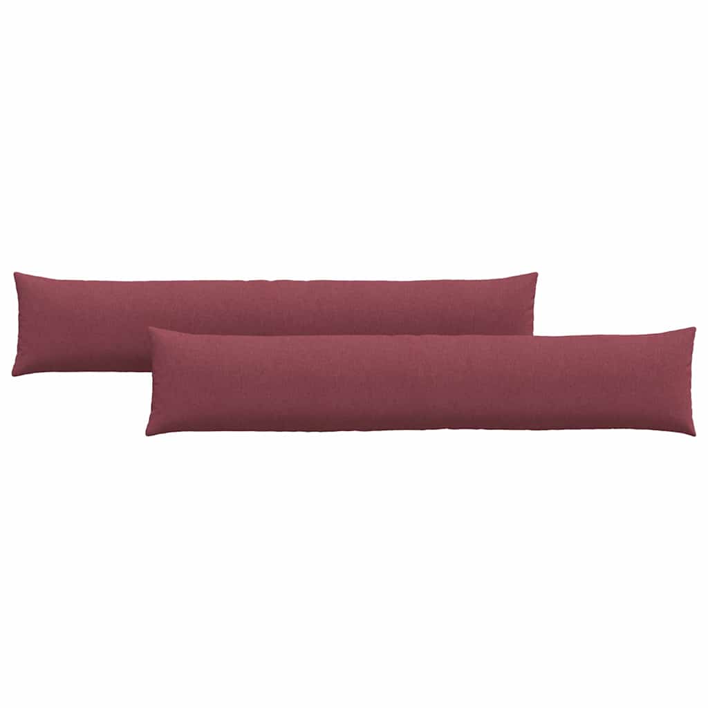 2x Poduszka Dekoracyjna 40x200 cm z Wypełnieniem Czerwone Wino do Salonu