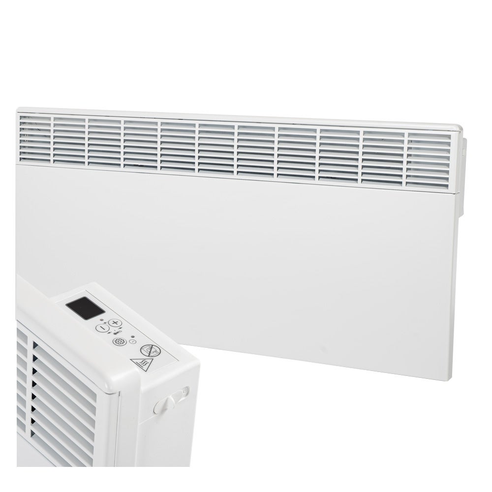 Grzejnik elektryczny 2500W konwektorowy energooszczędny ścienny biały Intuis BASIC D