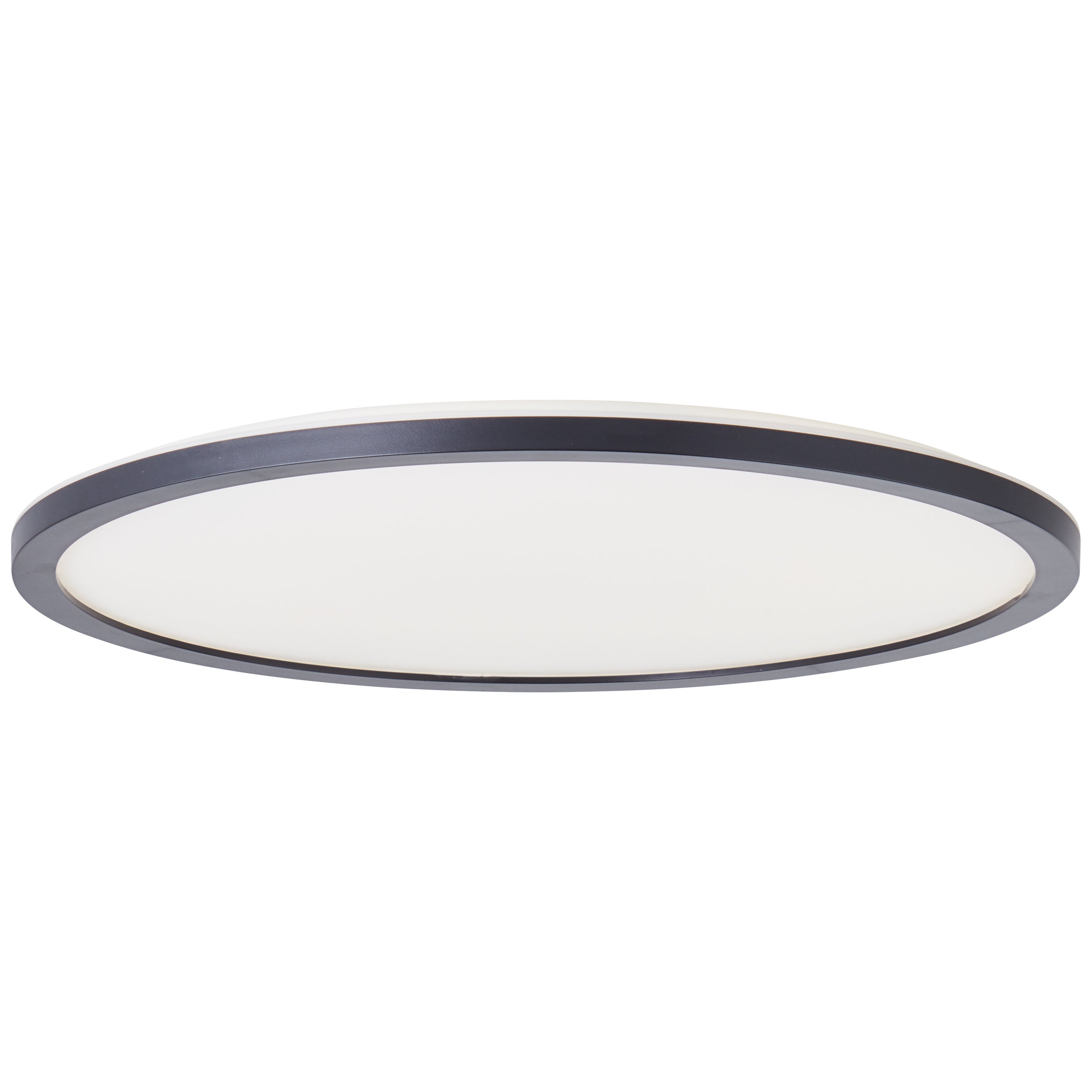 Brilliant Brennan LED lampa panelowa natynkowa 42cm 4000K czarny/biały metal/szkło czarny 22W zintegrowany LED