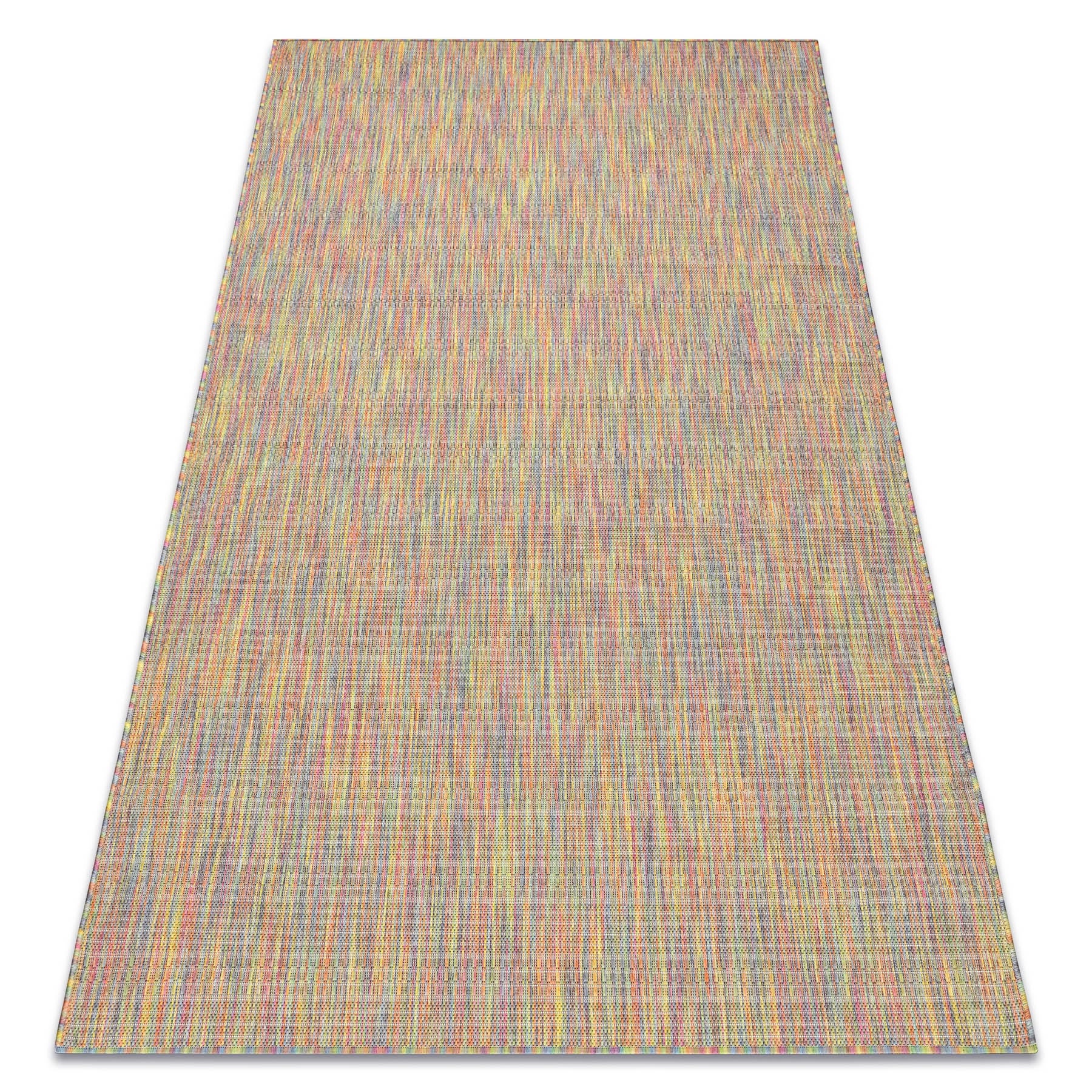Dywan FISY nowoczesny, SZNURKOWY SIZAL 20789 melanż, tęcza, tęczowy 120x170 cm