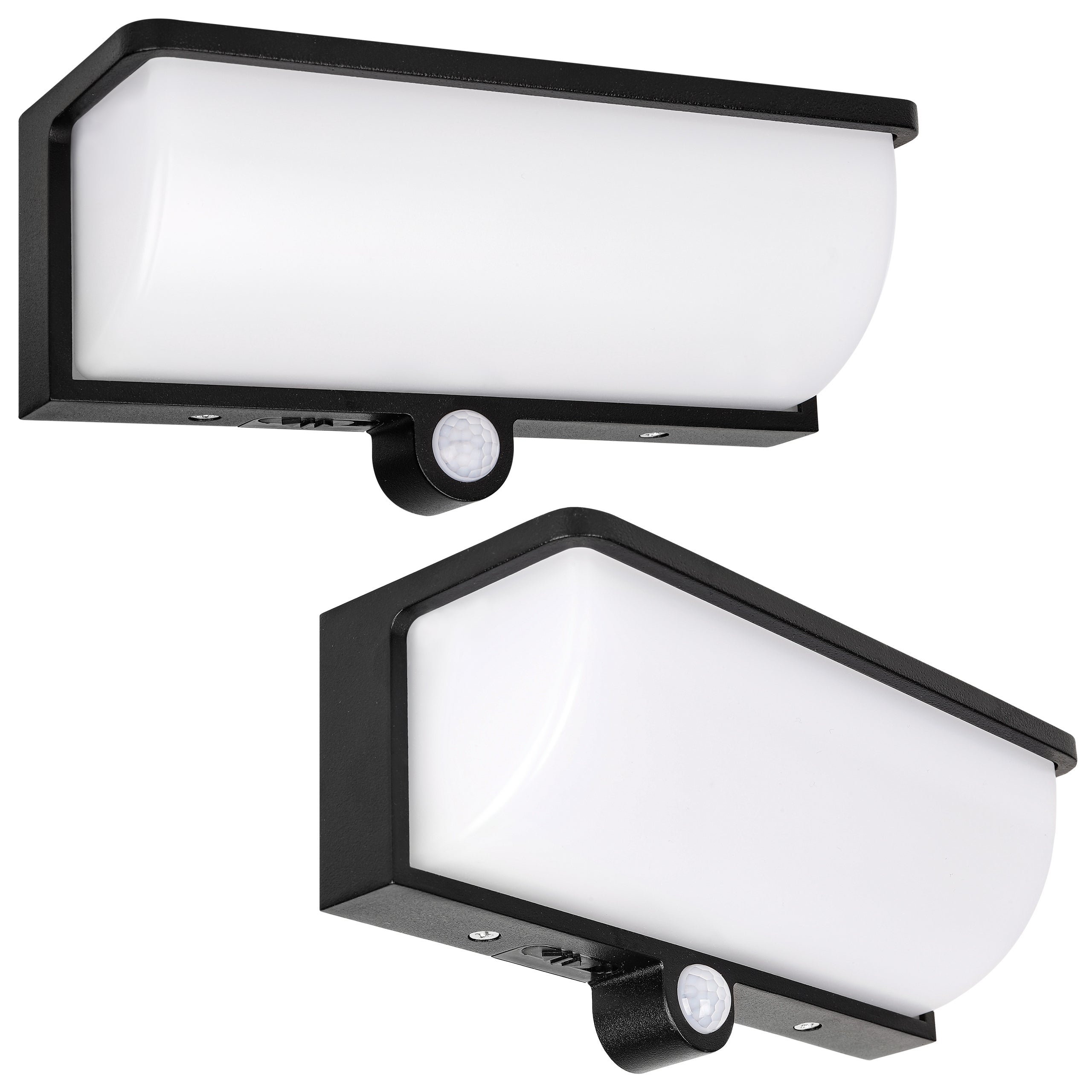 Kinkiet zewnętrzny solarny LED Logon IP54 4000K lampa ogrodowa elewacyjna z czujnikiem MasterLED
