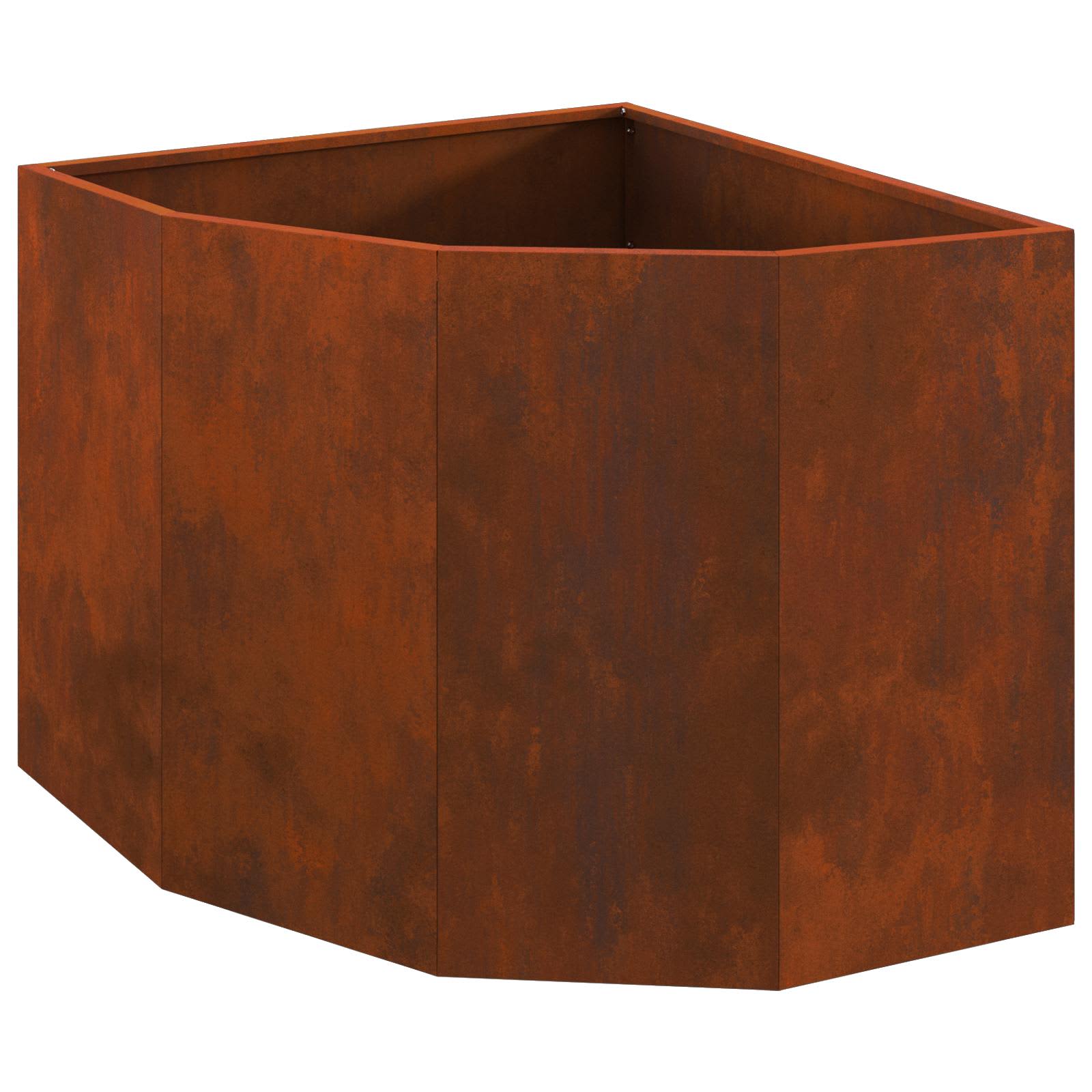 Donica Ogrodowa Corten 60x60x50 cm Rdzawa na Taras