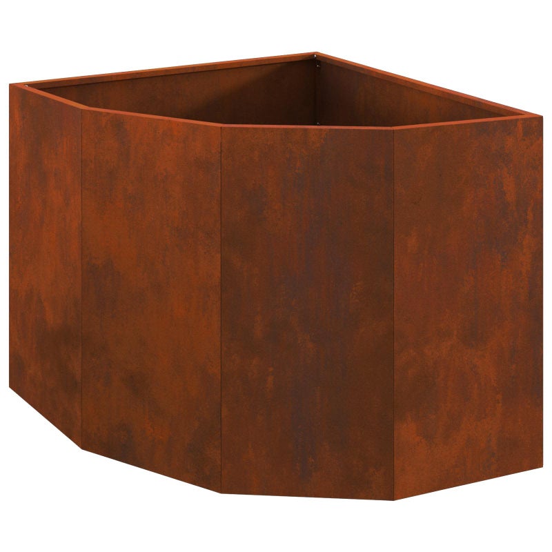 Donica Ogrodowa Corten 60x60x50 cm Rdzawa na Taras