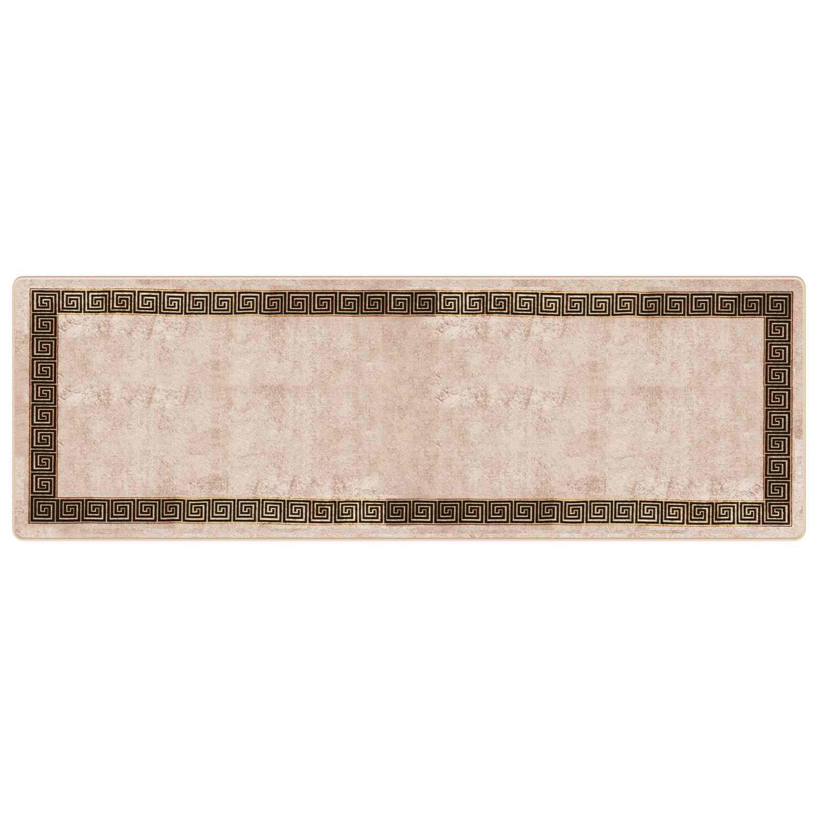 Chodnik dywanowy MARSA Czarny 100 x 300 cm Poliester i PVC