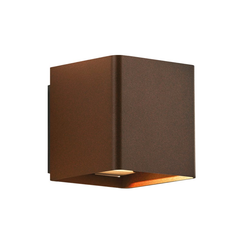 GHEE EVO - 10W Zewnętrzna lampa ścienna LED IP65, regulowana w zakresie 30-130°, 3000K, Corten, Project Light - Rossini Group