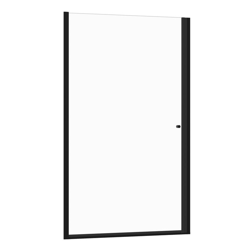Drzwi prysznicowe uchylne GUNTUR SEVANTE 85 cm czarne 1 szt.
