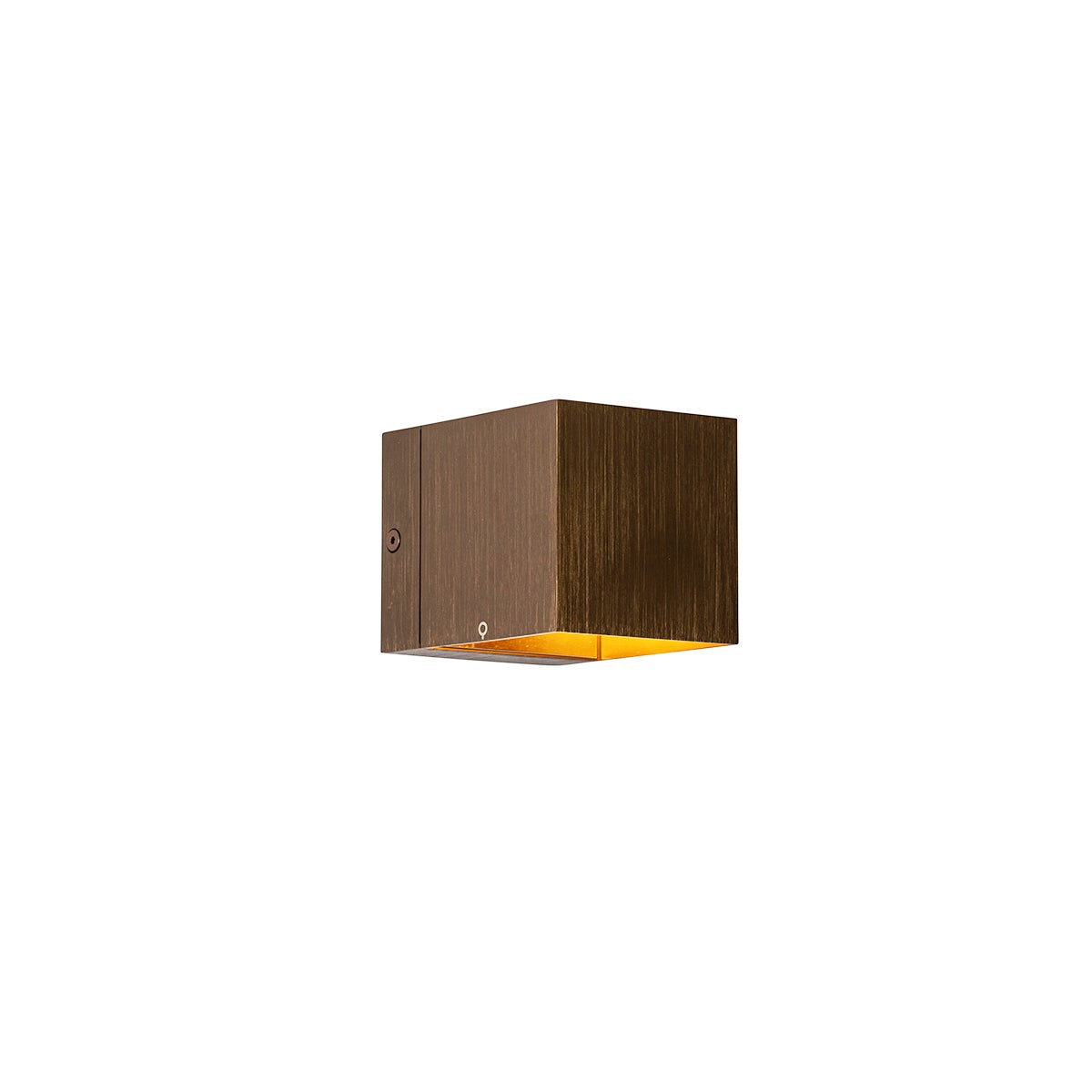 Qazqa nowoczesny lampa ścienna - Transfer - brąz, kwadratowy, max. 3w, kompatybilny z żarówką LED, g9, 8cm, IP20 oświetlenie