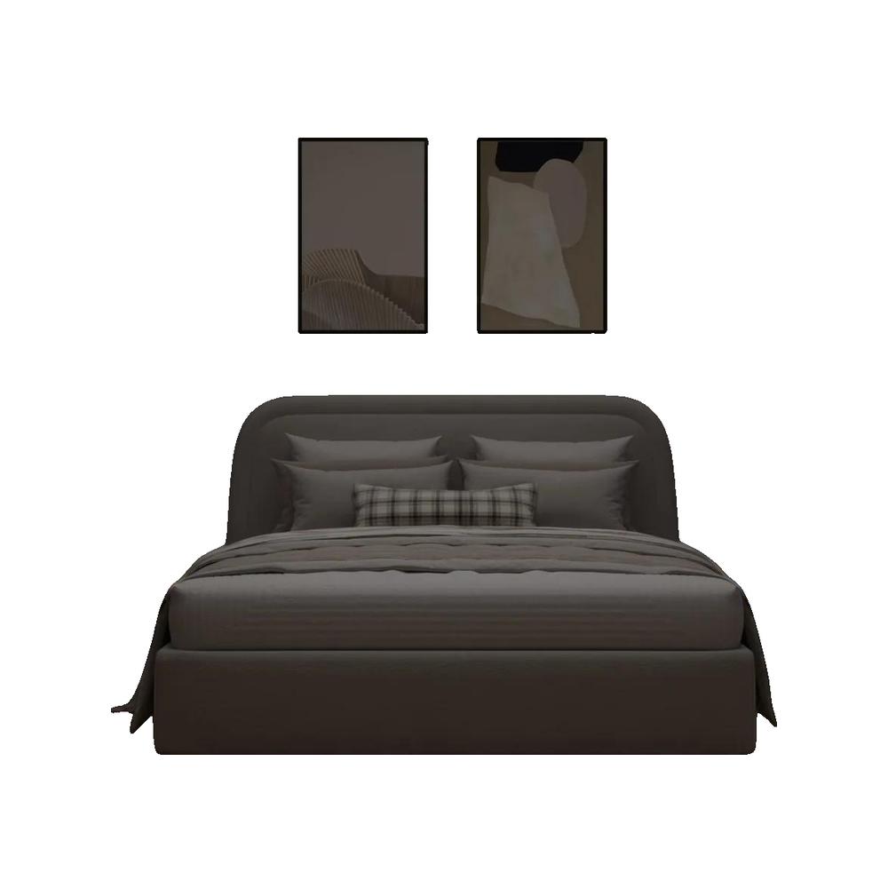 Szafki nocne vidaxl 2 szt LED Kolor Maron