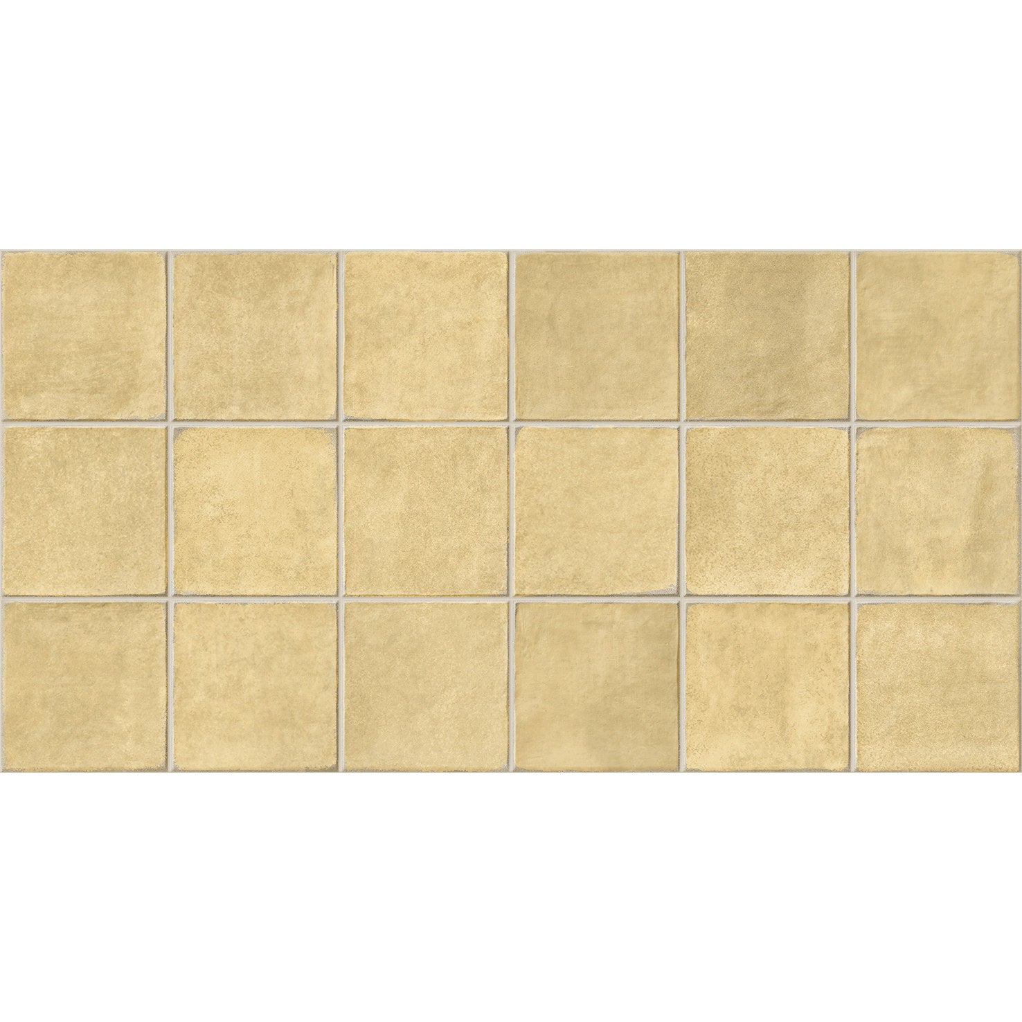 Płytka z gresu porcelanowego o efekcie rzemieślniczym do podłóg i ścian bursztynowa EAZY Block 32x62,5 cm błyszcząca