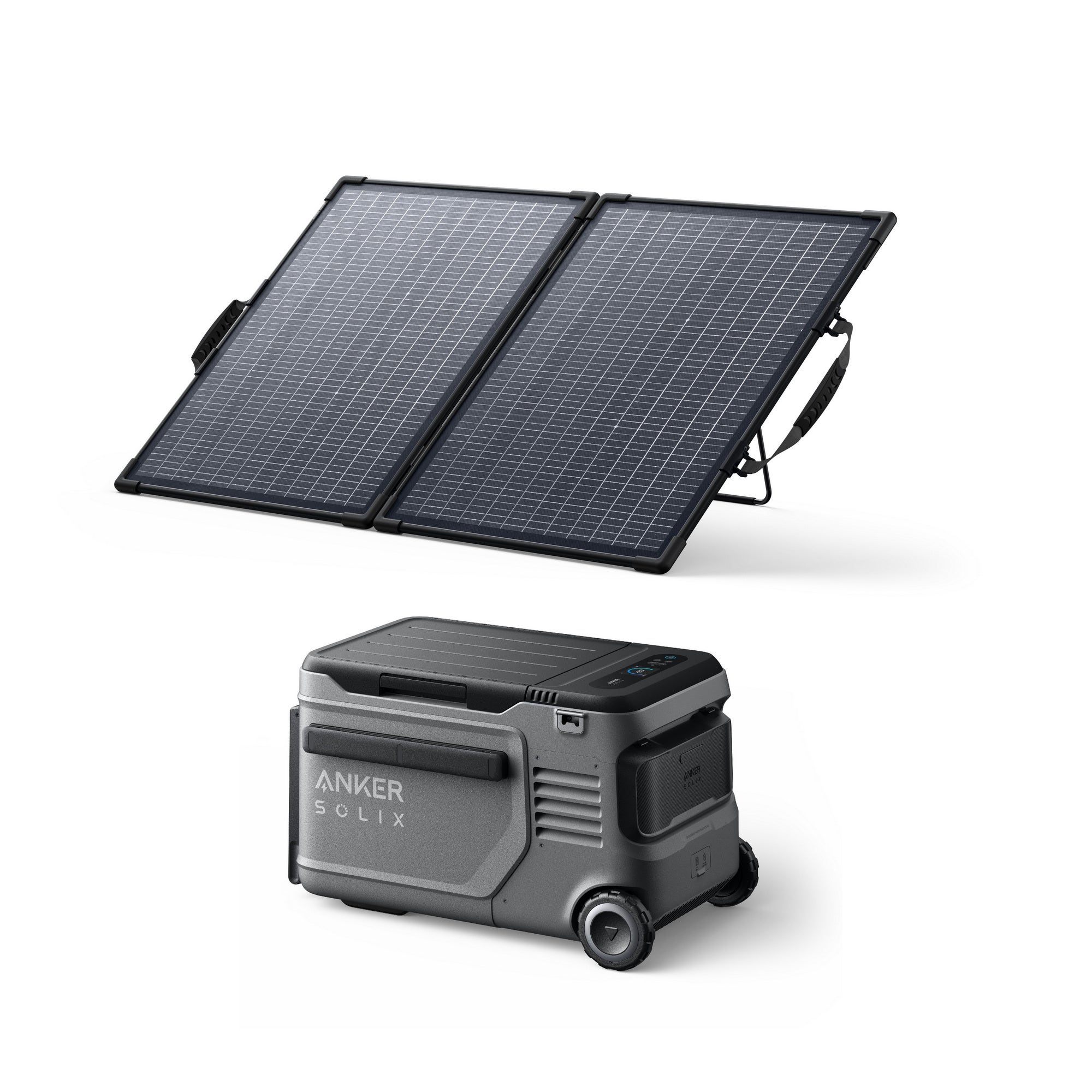 Zestaw przenośna lodówka Anker Solix EverFrost2 23L z bifacjalny panelem solarnym 100W