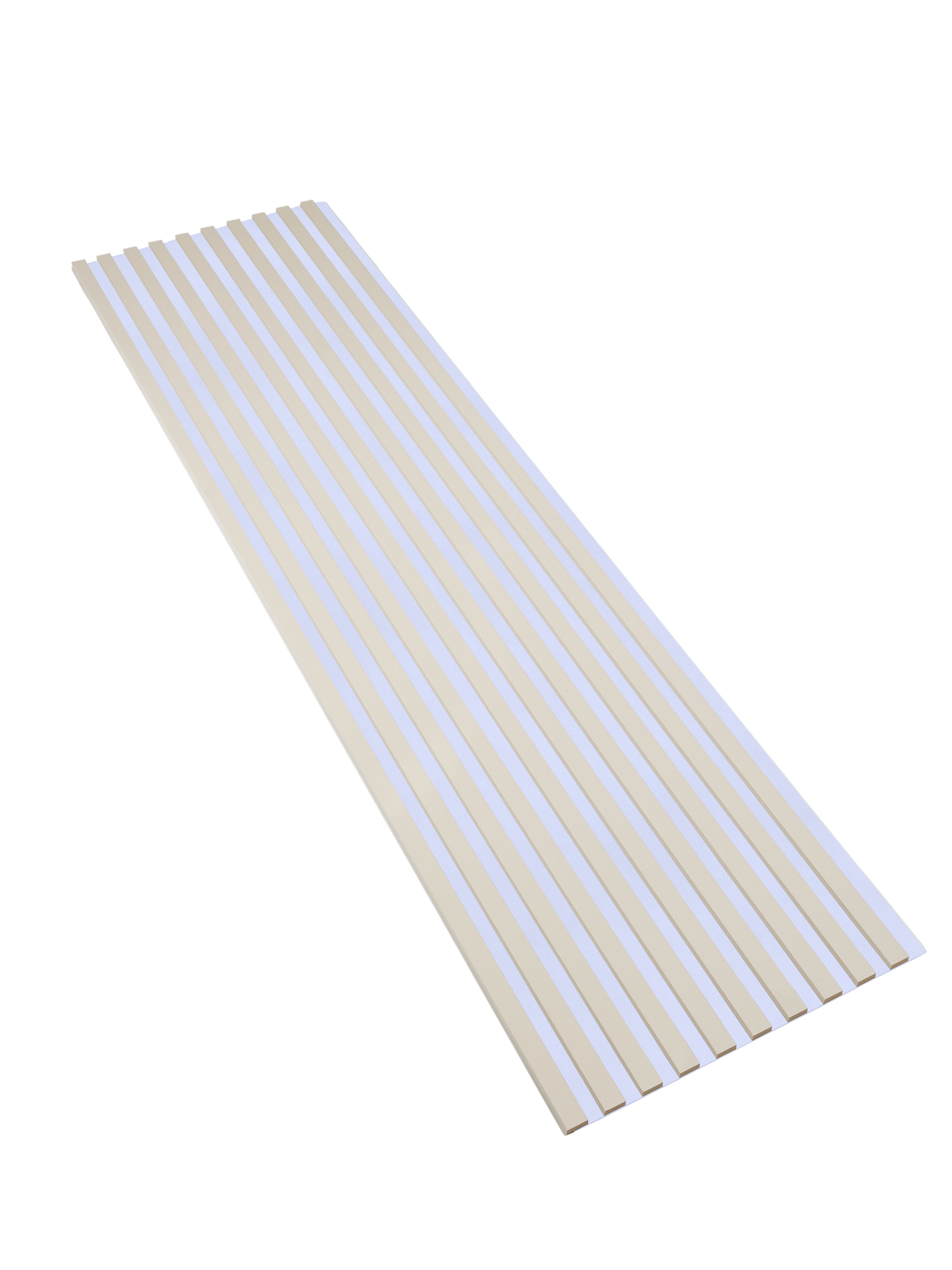 Lamele Ścienne na Białej Płycie SunWood 275x58cm Panele Dekoracyjne Kaszmir 1 szt.