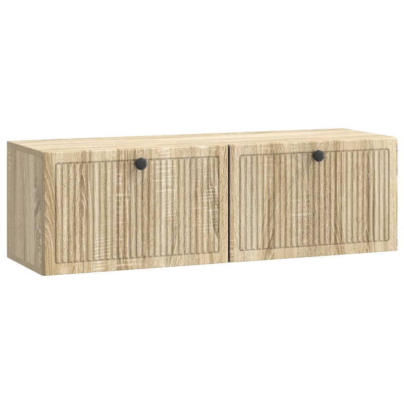 Szafka RTV montowana na ścianie dąb Sonoma 98 x 31 x 30 cm