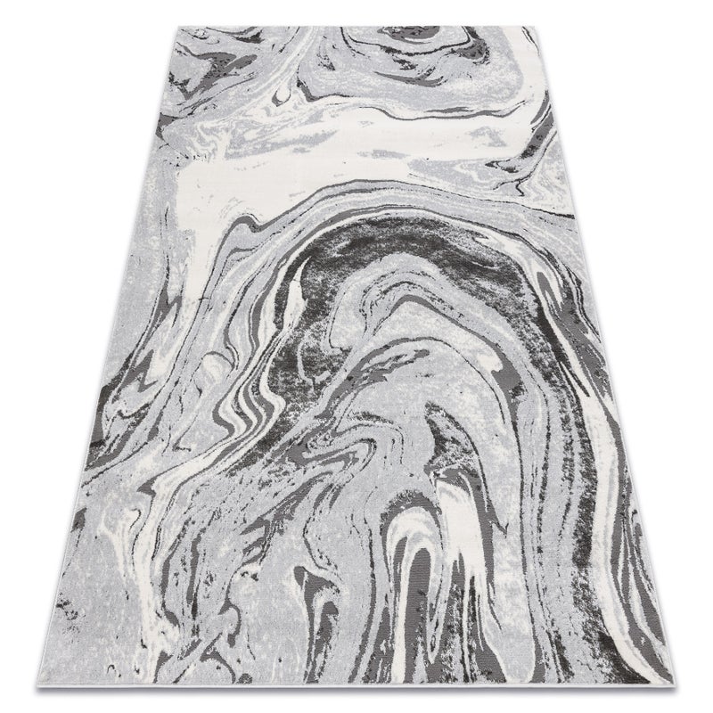 Dywan LIRA E1686 Abstrakcja, strukturalny, nowoczesny, glamour - szary 120x170 cm
