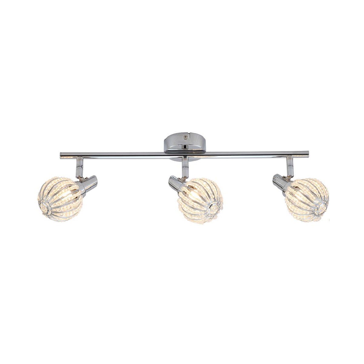 Reflektor sufitowy LOPEZ chromowana bezbarwny 3 x G9 x 28W wym:13x61x8cm Italux